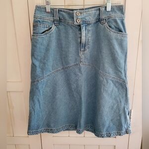 SONOMA Womens 6 mid-length jean skirt